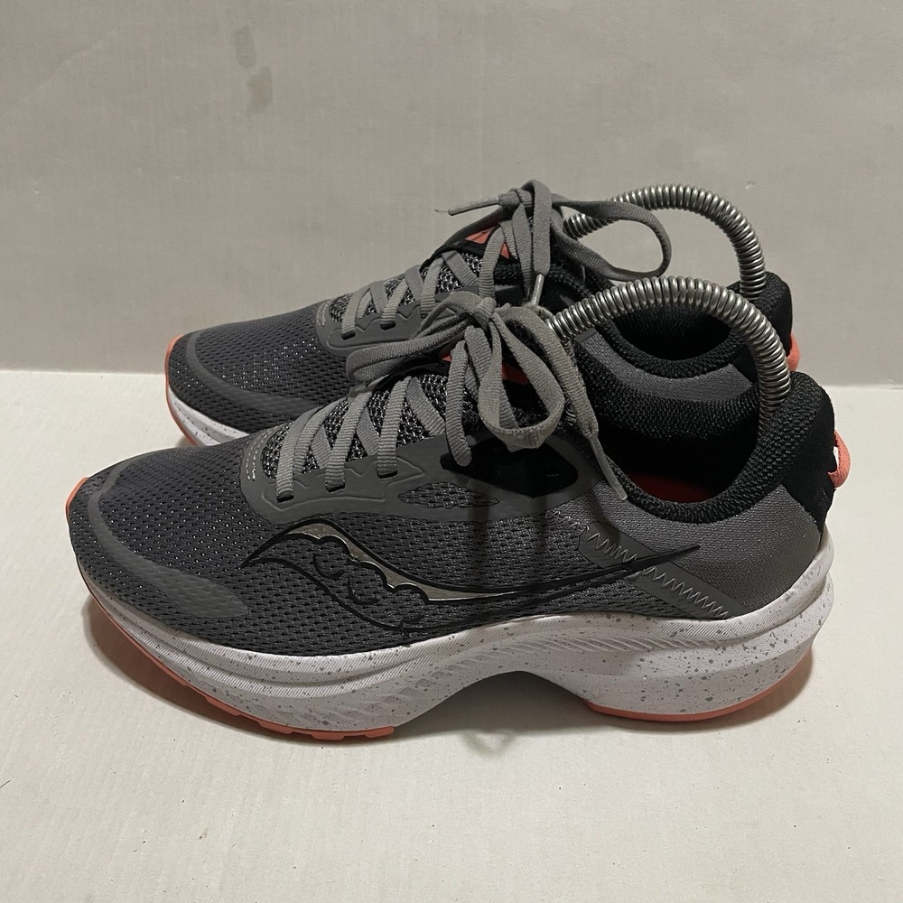Saucony Axon 3 Women's Running Shoes Gray Orange S10826-15 Size 7